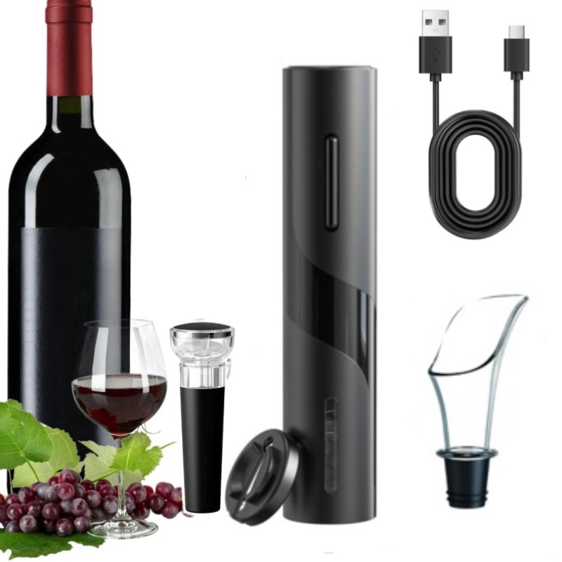 Wine Beer Bottle - Oplaadbare multifunctionele elektrische automatische kurkentrekker Wijnopener
