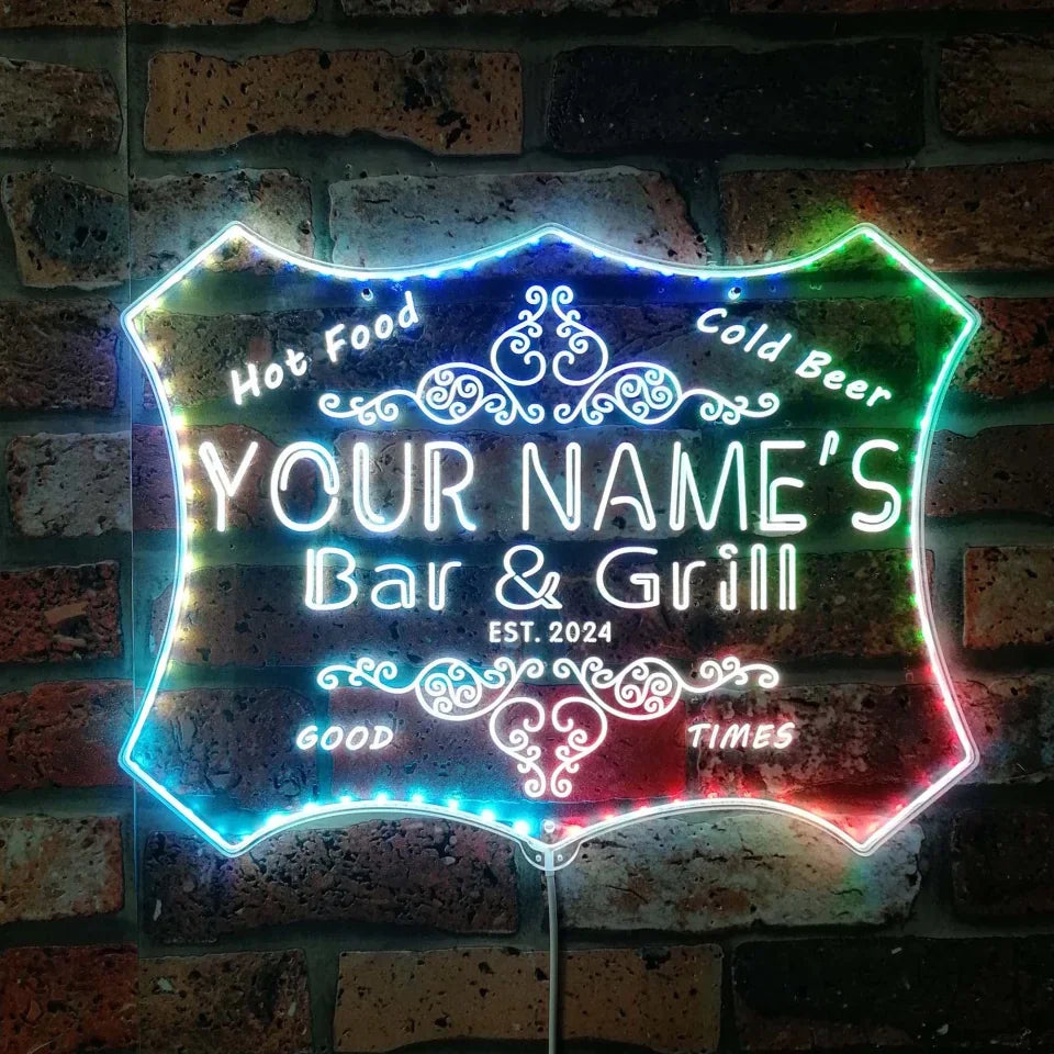 Wine In Beer Name - Gepersonaliseerde uw naam Bar & Grill