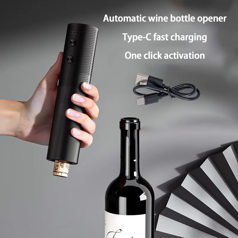 Wine Opener Electric - Elektrische wijnflesopener Automatische wijnkurkentrekker 500mAh Oplaadbaar