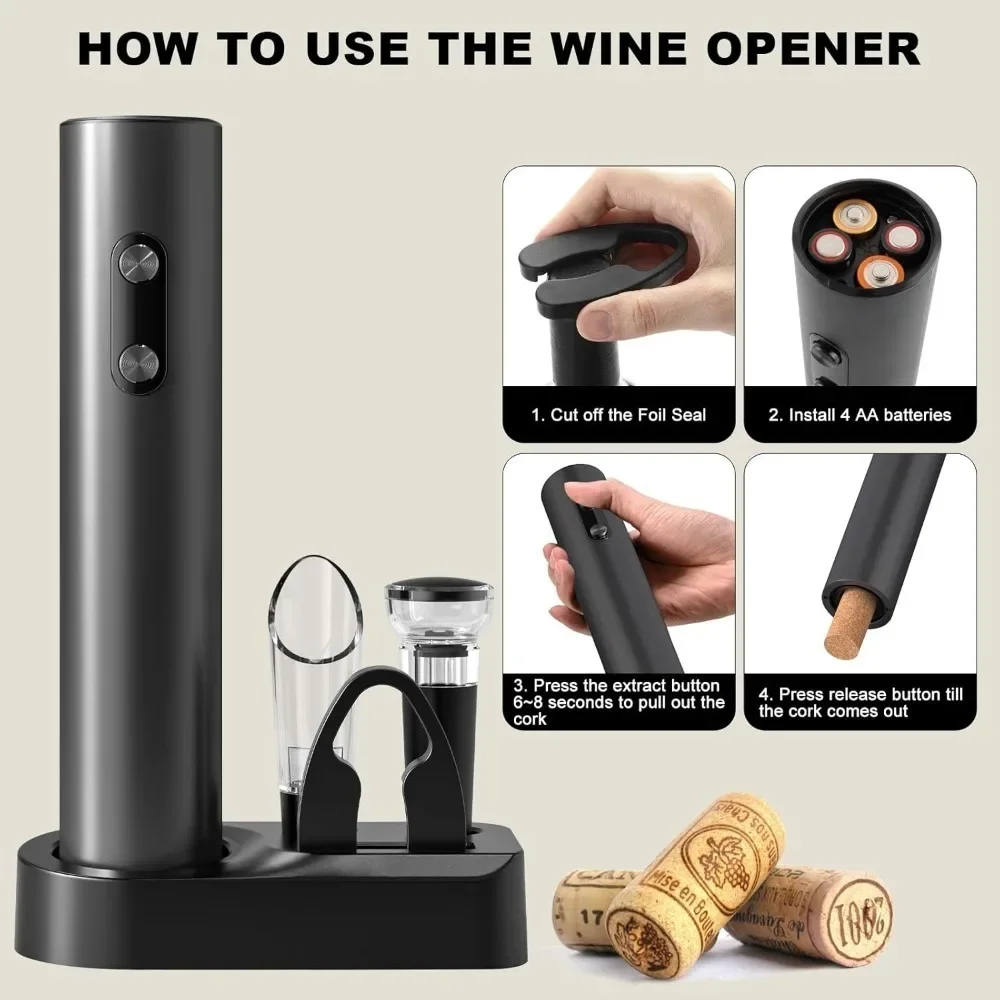 Elektrische wijnopenerset Elek - Wine Opener Electric recensie en prijs
