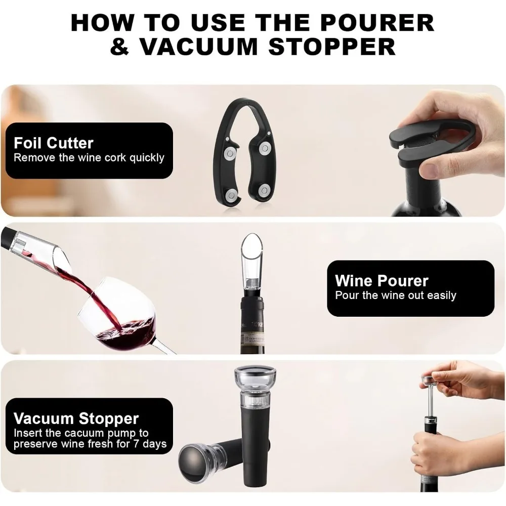 Elektrische wijnopenerset Elek - Wine Opener Electric recensie en prijs