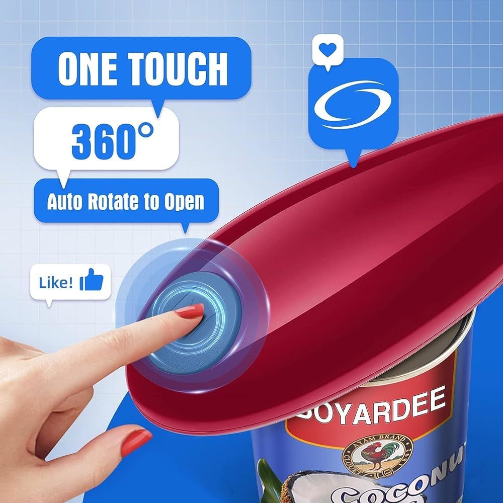 1Pc Rode Elektrische Blikopene - Wine Opener Electric recensie en prijs