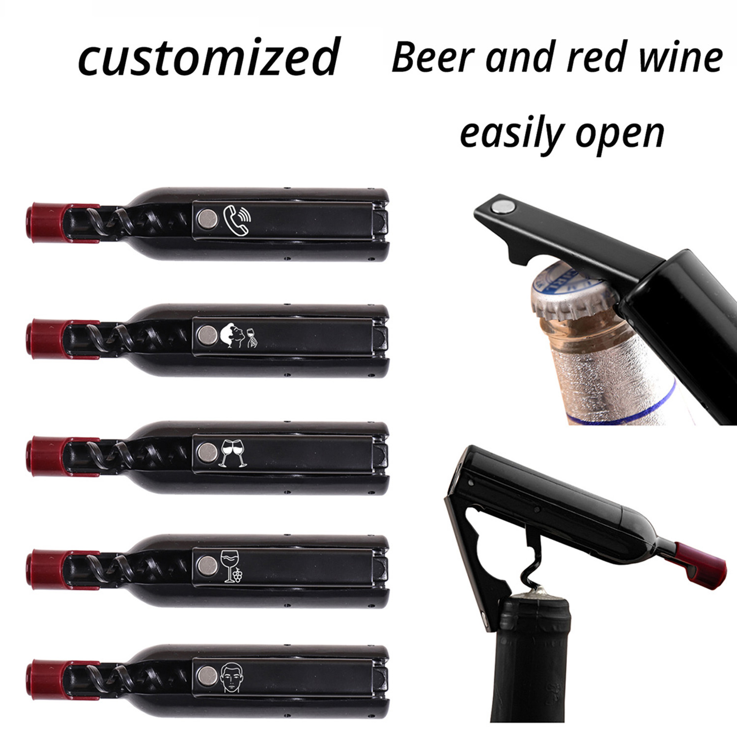 Flessenvormige magneten met aa - Wine In Beer Name recensie en prijs