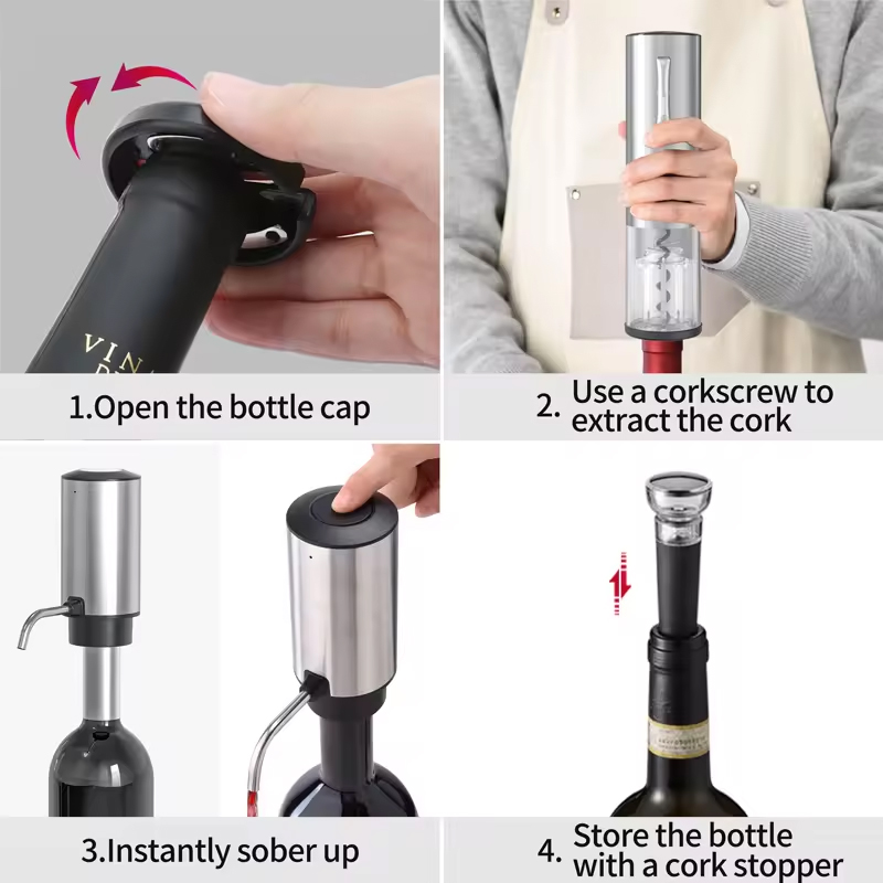 4-in-1 Oplaadbare Elektrische  - Wine Opener Electric recensie en prijs