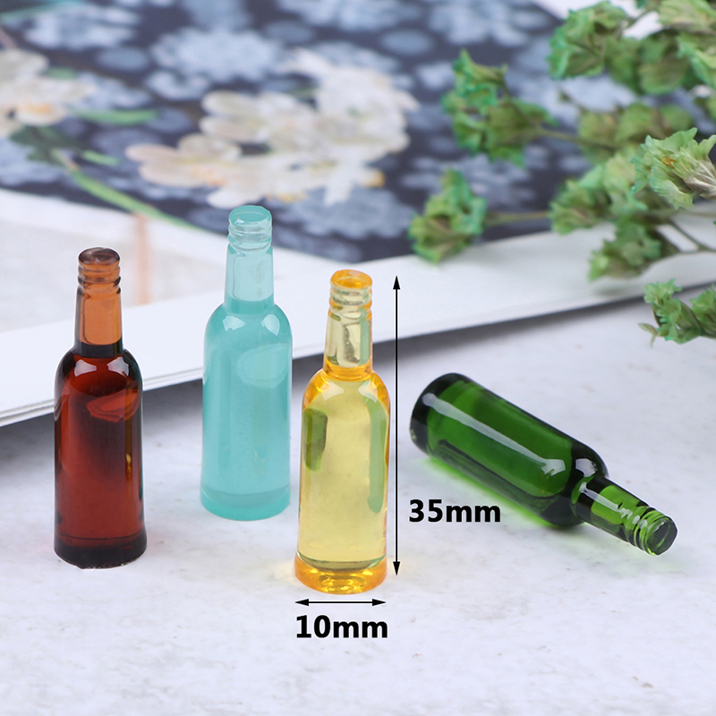 6 stuks 1:12 poppenhuis miniat - Wine Beer Bottle recensie en prijs