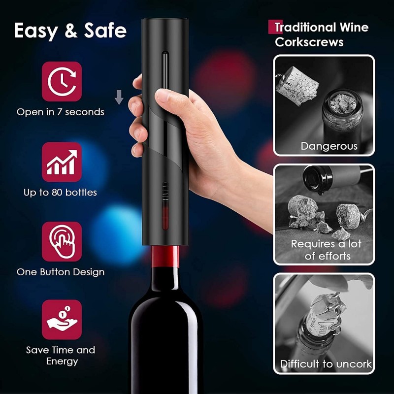 Oplaadbare multifunctionele el - Wine Beer Bottle recensie en prijs