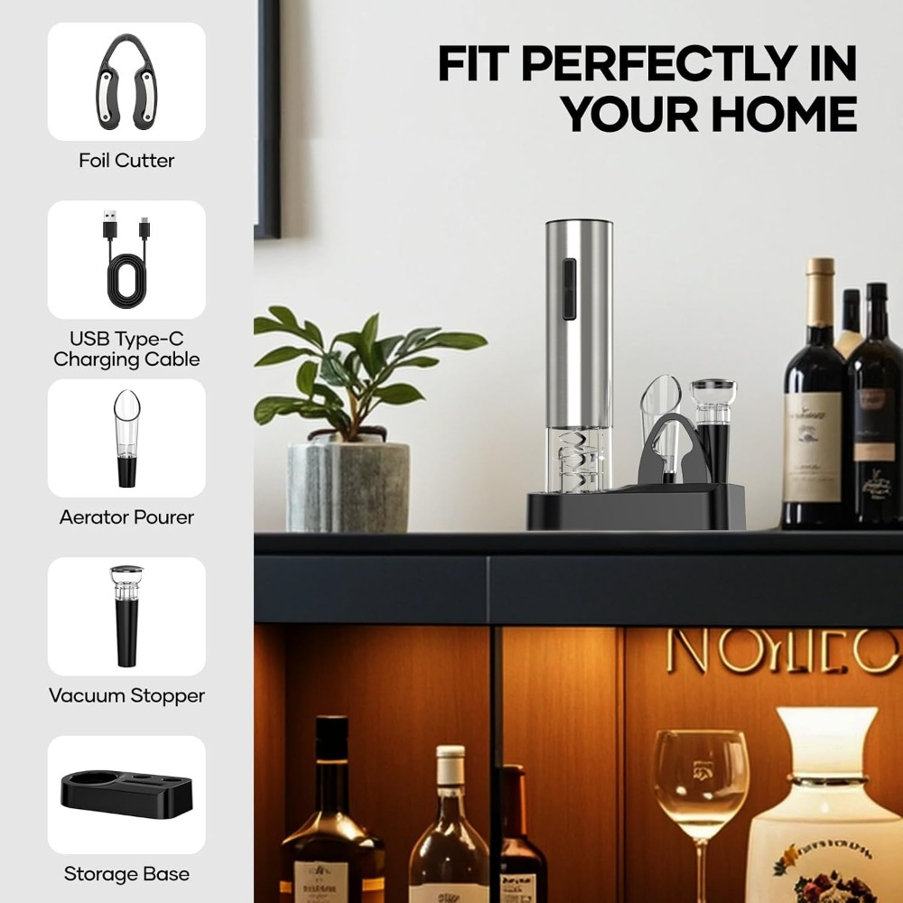 USB Elektrische Kurkentrekker, - Wine Opener Electric recensie en prijs