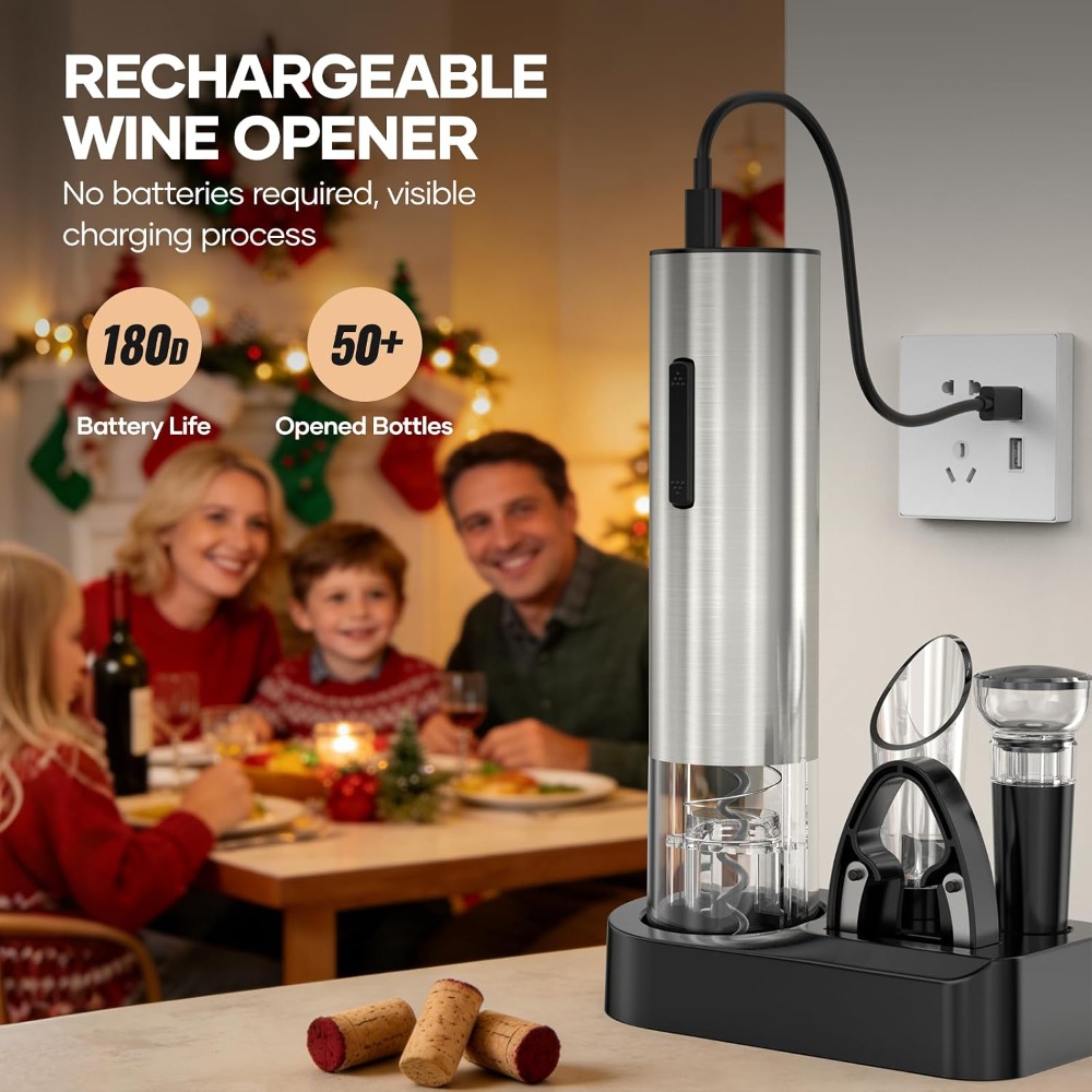 USB Elektrische Kurkentrekker, - Wine Opener Electric recensie en prijs