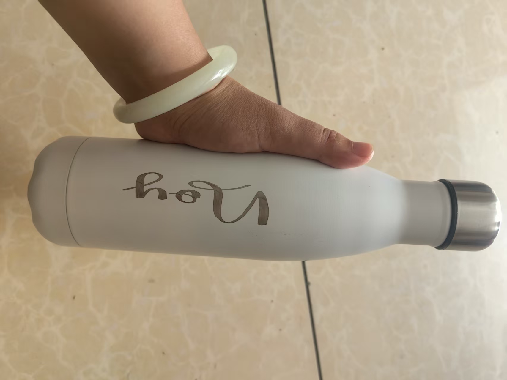 Aangepaste tekst/logo gedrukte - Wine In Beer Name recensie en prijs