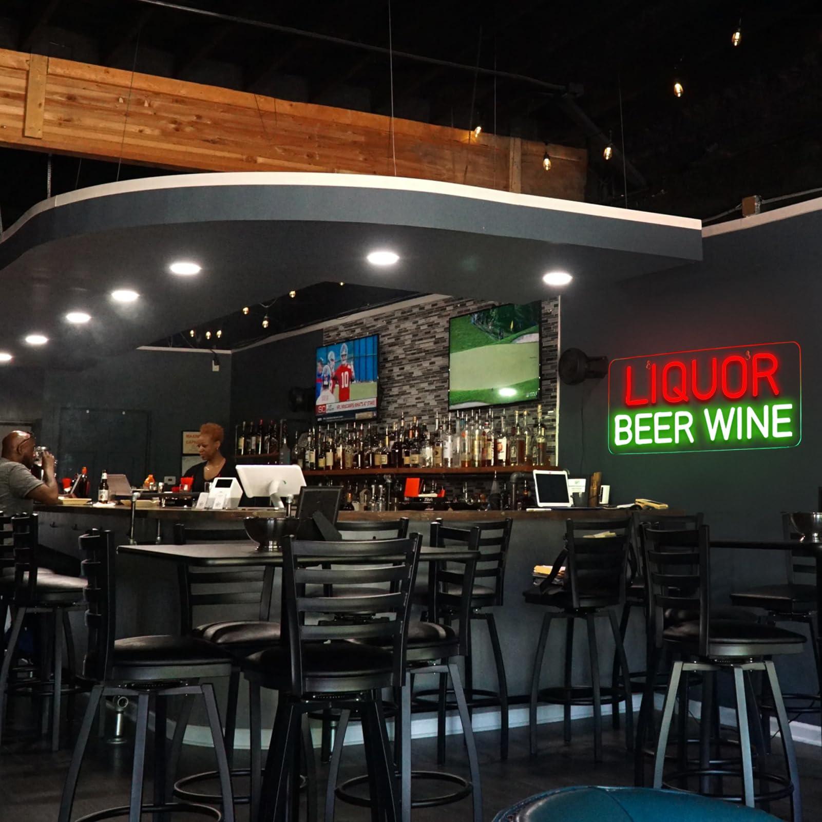 Liquor, bier, wijn neonborden  - Wine In Beer Store recensie en prijs
